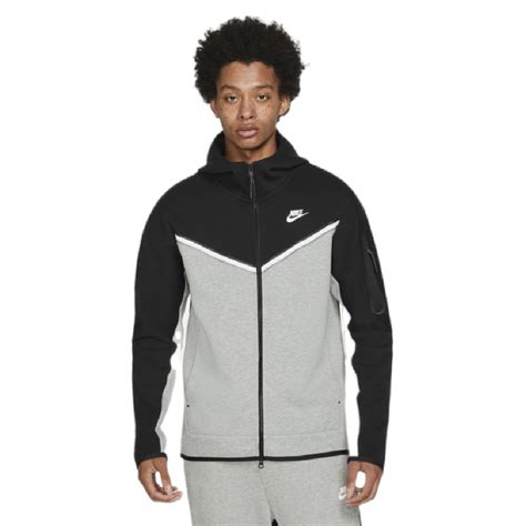 nike tech fleece zwart grijs wit|nike tech woven heren.